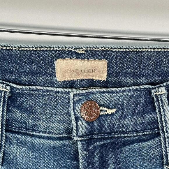 MOTHER Mid Rise Dazzler Crop Jeans 26 - Picture 3 of 5